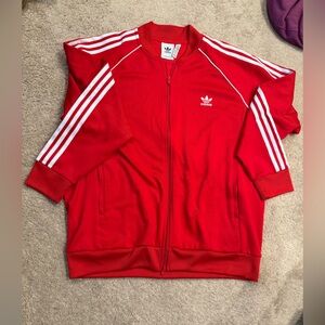 Adidas Men's Red Track Jacket